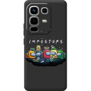 Чорний чохол BoxFace Infinix Note 50 Among Us Impostors