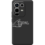 Чорний чохол BoxFace Infinix Note 50 Pew Pew