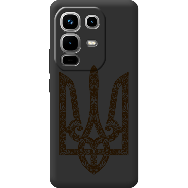 Чорний чохол BoxFace Infinix Note 50 Ukrainian Trident