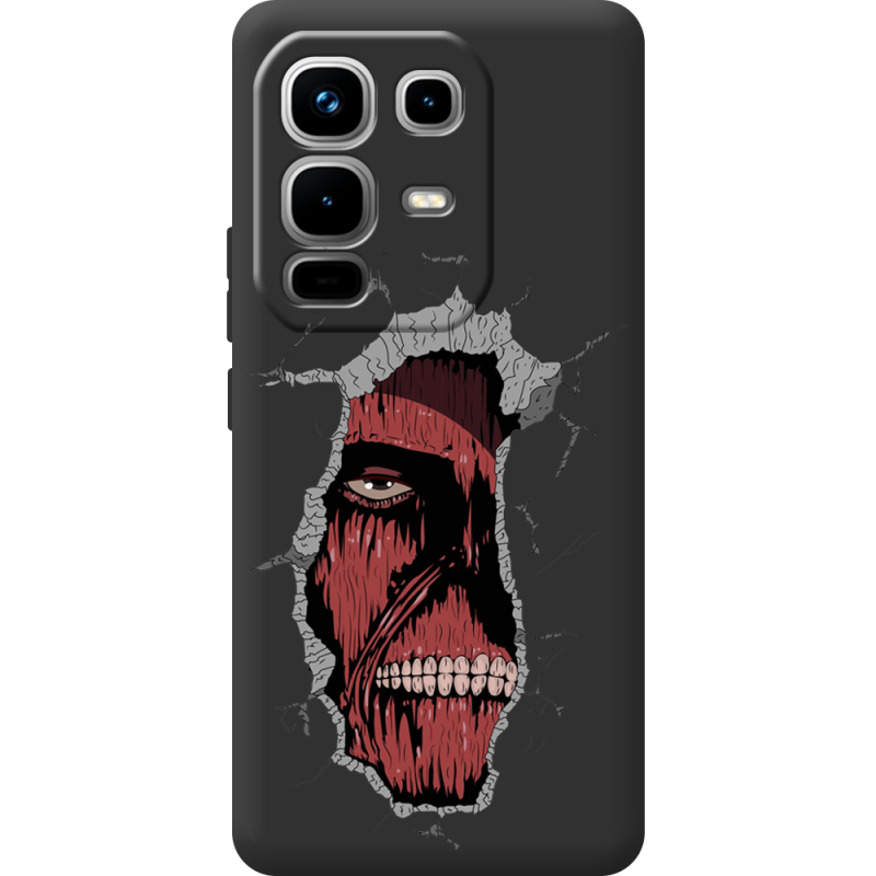 Чорний чохол BoxFace Infinix Note 50 Нападение на Титана