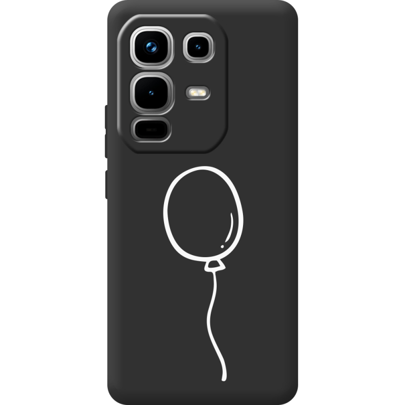 Чорний чохол BoxFace Infinix Note 50 Balloon