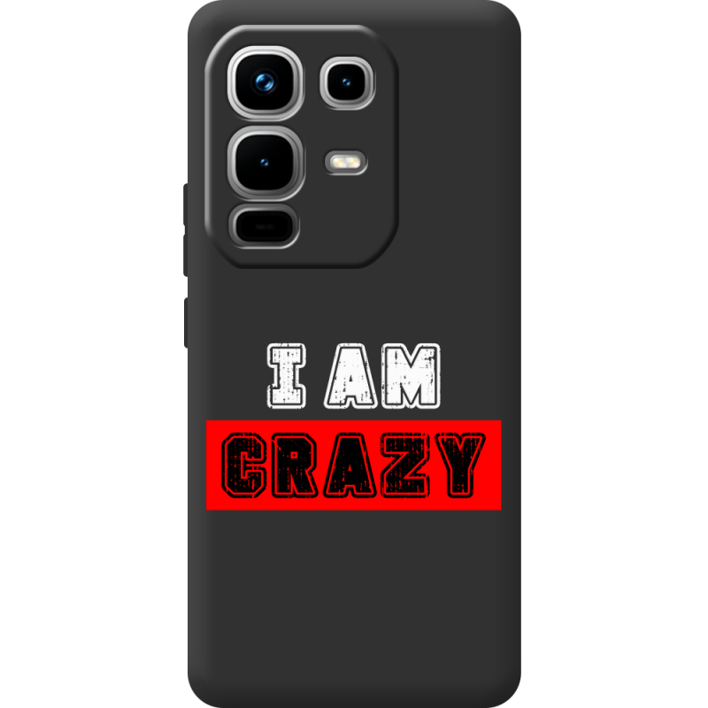 Чорний чохол BoxFace Infinix Note 50 I'm Crazy