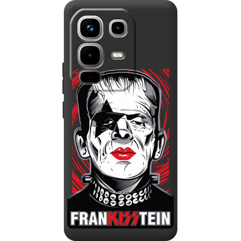 Чорний чохол BoxFace Infinix Note 50 Frankisstein