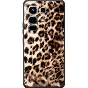 Чорний чохол BoxFace Infinix Note 50 Леопардовий