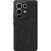 Чорний чохол BoxFace Infinix Note 50 Leaves