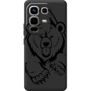 Чорний чохол BoxFace Infinix Note 50 Grizzly Bear