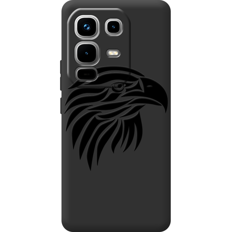 Чорний чохол BoxFace Infinix Note 50 Eagle