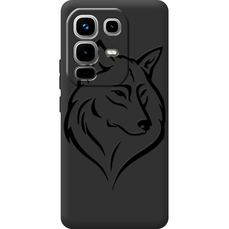 Чорний чохол BoxFace Infinix Note 50 Wolf