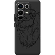 Чорний чохол BoxFace Infinix Note 50 Lion