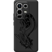 Чорний чохол BoxFace Infinix Note 50 Snake