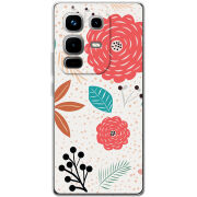 Чохол BoxFace Infinix Note 50 Pro Line Flowers