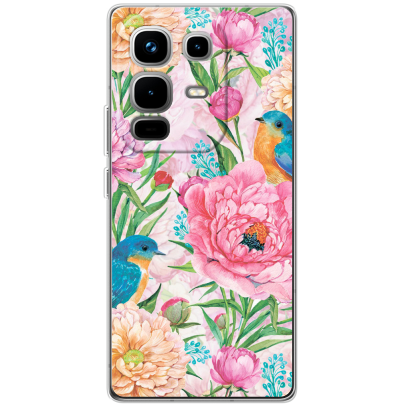 Чохол BoxFace Infinix Note 50 Pro Birds in Flowers
