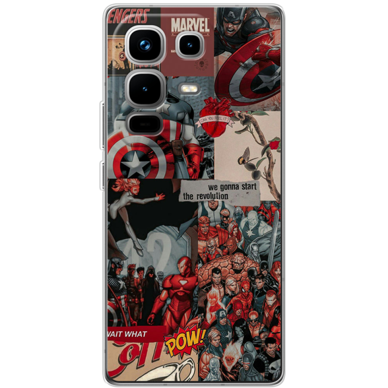 Чохол BoxFace Infinix Note 50 Pro Marvel Avengers