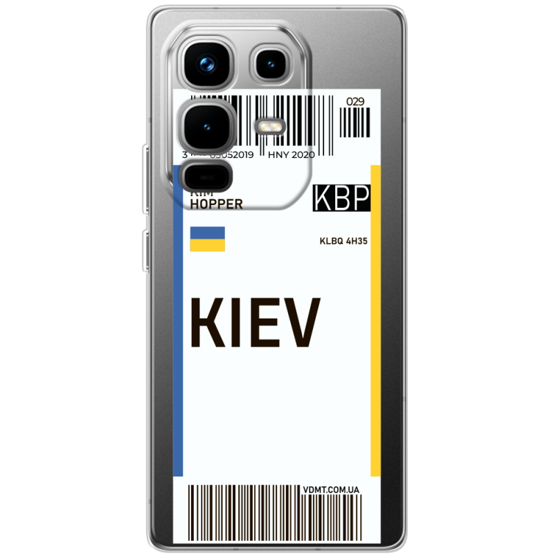 Прозорий чохол BoxFace Infinix Note 50 Pro Ticket Kiev
