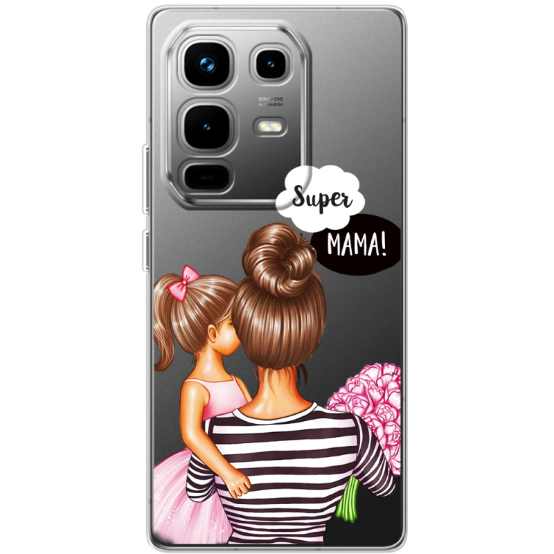Прозорий чохол BoxFace Infinix Note 50 Pro Super Mama and Daughter