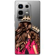 Прозорий чохол BoxFace Infinix Note 50 Pro Queen and Princess