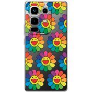 Прозорий чохол BoxFace Infinix Note 50 Pro Hippie Flowers