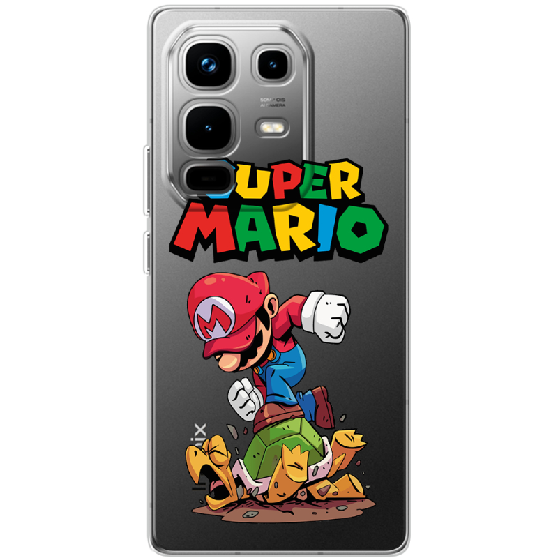 Прозорий чохол BoxFace Infinix Note 50 Pro Super Mario