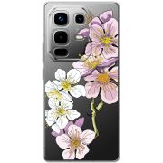Прозорий чохол BoxFace Infinix Note 50 Pro Cherry Blossom