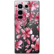 Прозорий чохол BoxFace Infinix Note 50 Pro Pink Magnolia