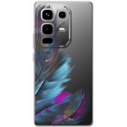 Прозорий чохол BoxFace Infinix Note 50 Pro Feathers