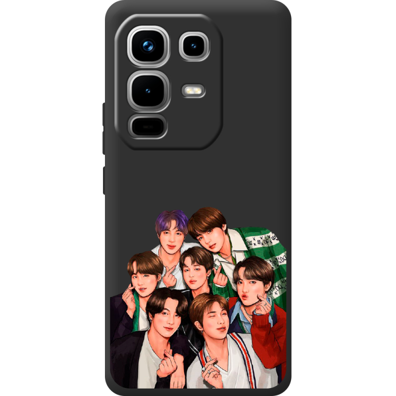 Чорний чохол BoxFace Infinix Note 50 Pro BTS