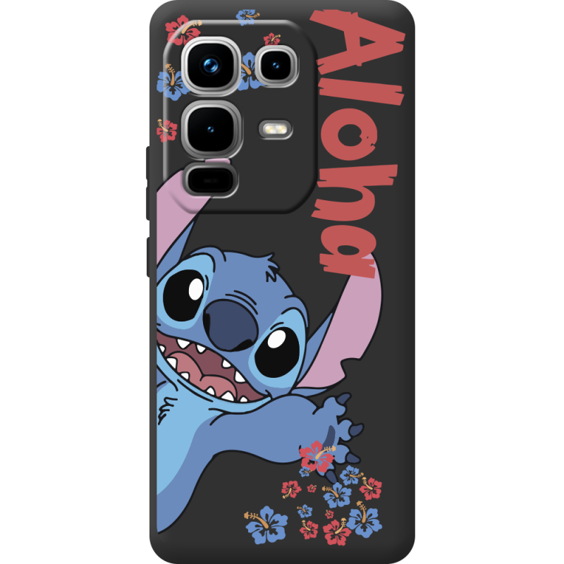 Чорний чохол BoxFace Infinix Note 50 Pro Гавайський гість Stich