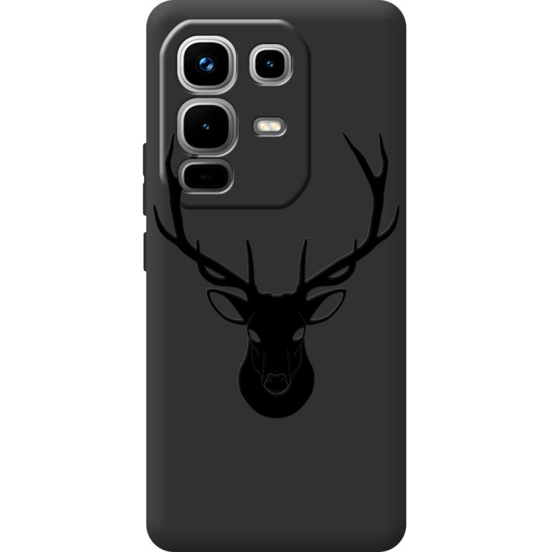 Чорний чохол BoxFace Infinix Note 50 Pro Deer