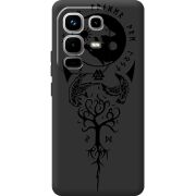 Чорний чохол BoxFace Infinix Note 50 Pro Hugin and Munin