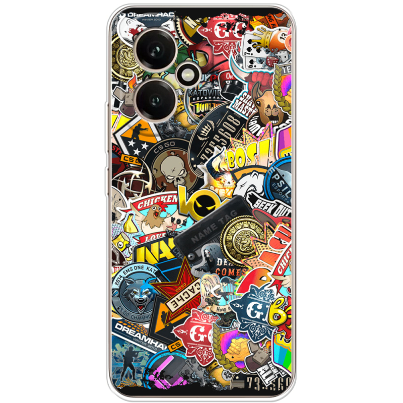 Чохол BoxFace Honor 400 CS:Go Stickerbombing