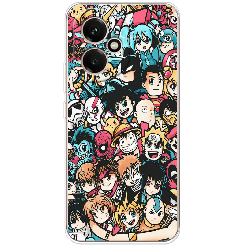 Чохол BoxFace Honor 400 Anime Stickers