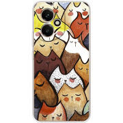 Чохол BoxFace Honor 400 Sleepy Cats