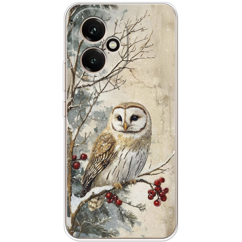 Чохол BoxFace Honor 400 Christmas Owl