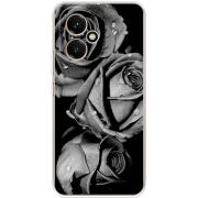 Чохол BoxFace Honor 400 Black and White Roses