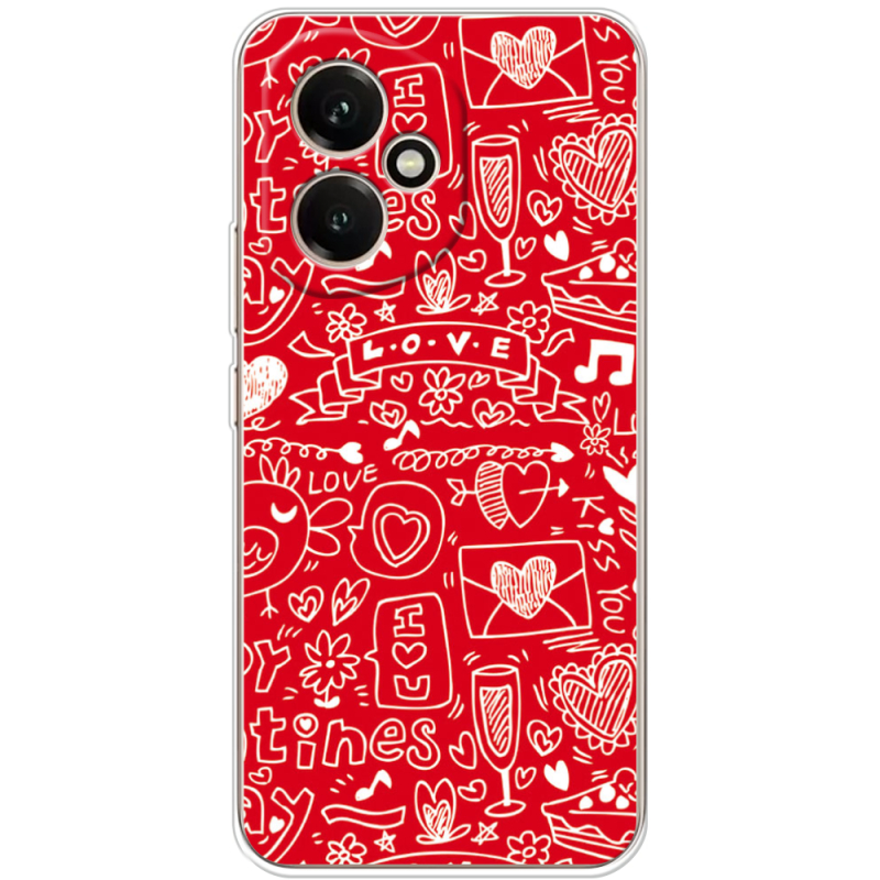 Чохол BoxFace Honor 400 Happy Valentines