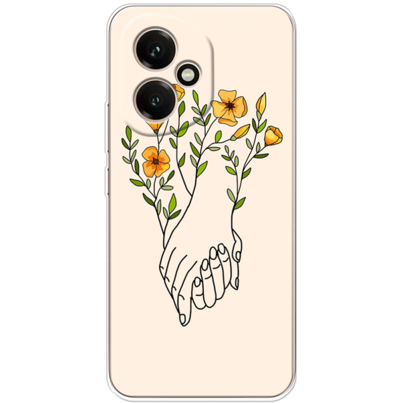 Чохол BoxFace Honor 400 Flower Hands