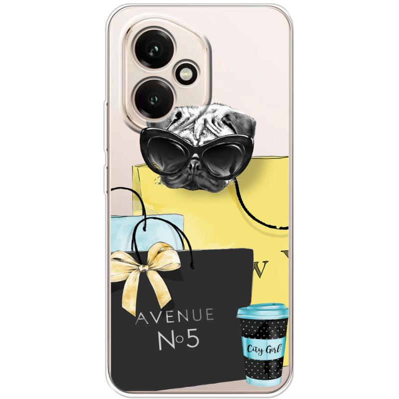 Прозорий чохол BoxFace Honor 400 Fashion Pug