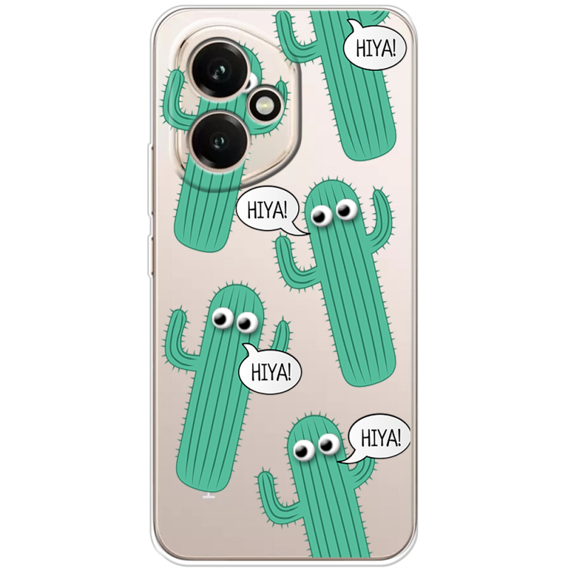 Прозорий чохол BoxFace Honor 400 с 3D-глазками HIYA