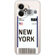 Прозорий чохол BoxFace Honor 400 Ticket New York