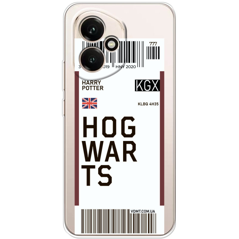 Прозорий чохол BoxFace Honor 400 Ticket Hogwarts