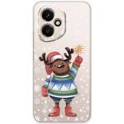 Прозорий чохол BoxFace Honor 400 Christmas Deer with Snow