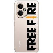 Прозорий чохол BoxFace Honor 400 Free Fire Black Logo