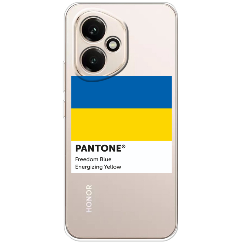 Прозорий чохол BoxFace Honor 400 Pantone вільний синій