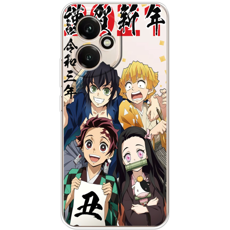 Прозорий чохол BoxFace Honor 400 Незуко та друзі