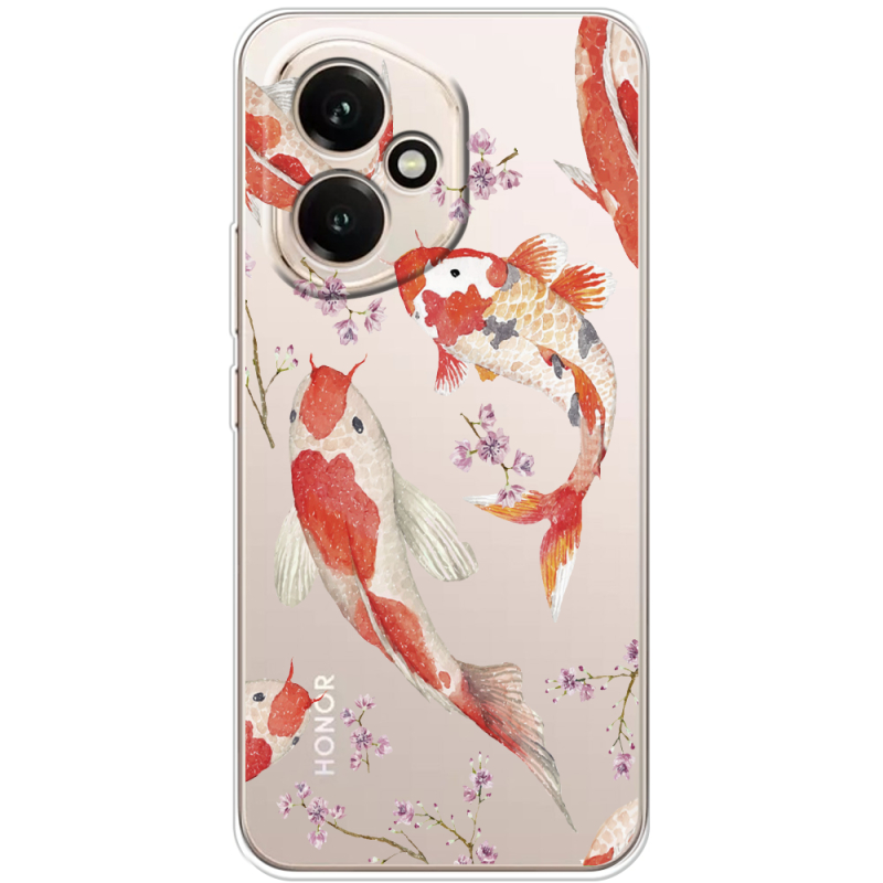 Прозорий чохол BoxFace Honor 400 Japanese Koi Fish