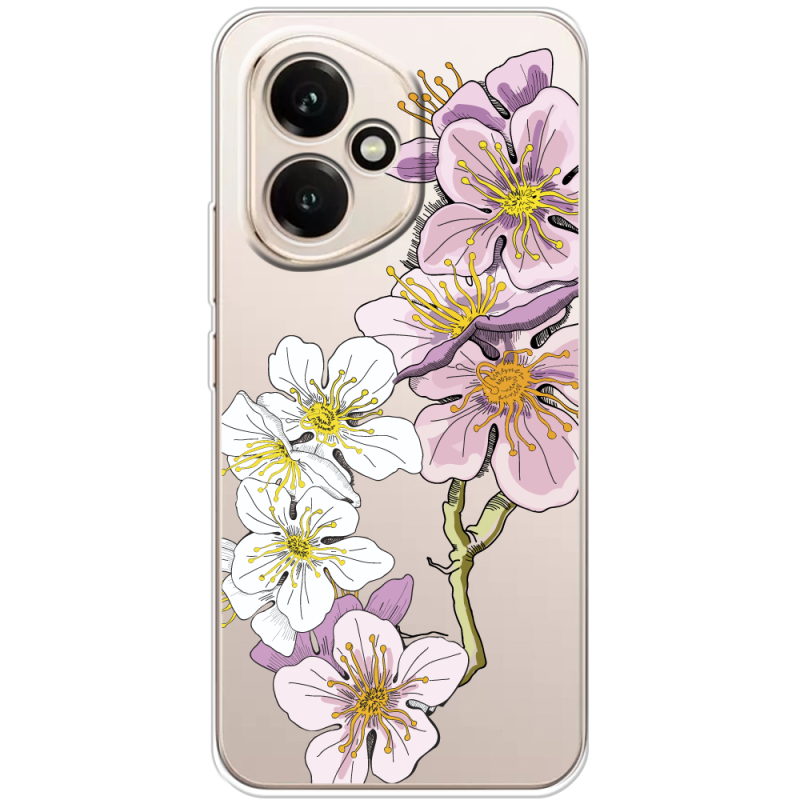 Прозорий чохол BoxFace Honor 400 Cherry Blossom
