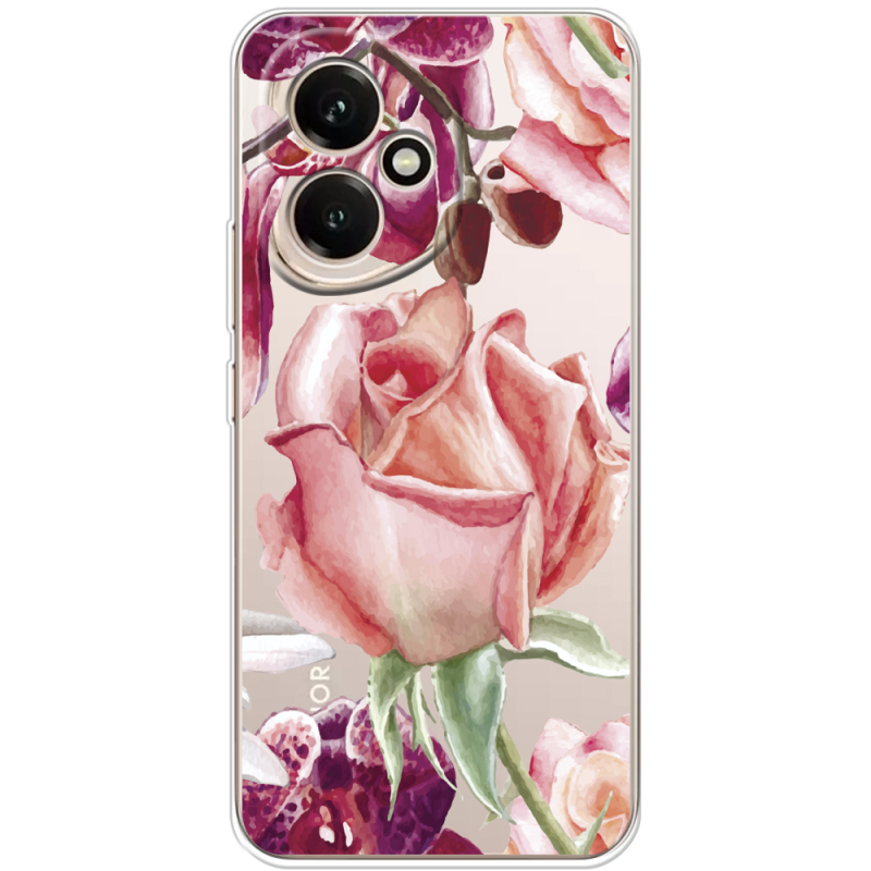 Прозорий чохол BoxFace Honor 400 Rose