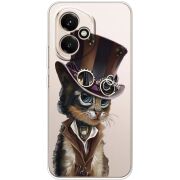 Прозорий чохол BoxFace Honor 400 Steampunk Cat