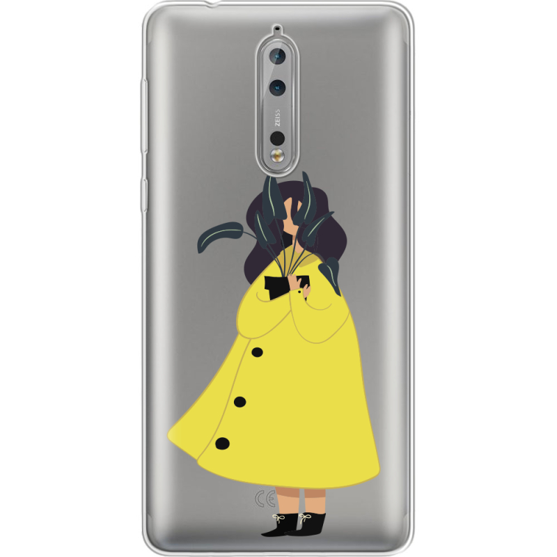 Прозрачный чехол Uprint Nokia 8 Just a Girl