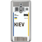 Прозрачный чехол Uprint Nokia 8 Ticket Kiev